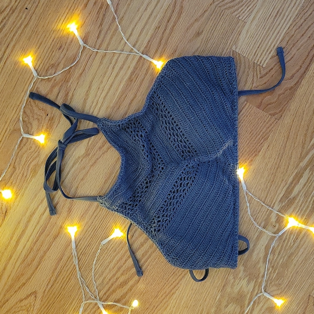 crochet swim top